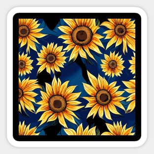 Sunflower  mural Art Sticker